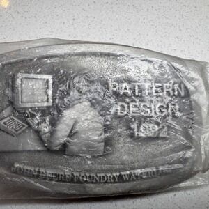 John Deere Belt Buckle‎ Foundry Division Waterloo Works Iowa Pattern Design 1992